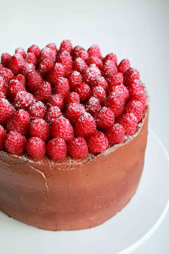 chocolate and raspberry supreme cake