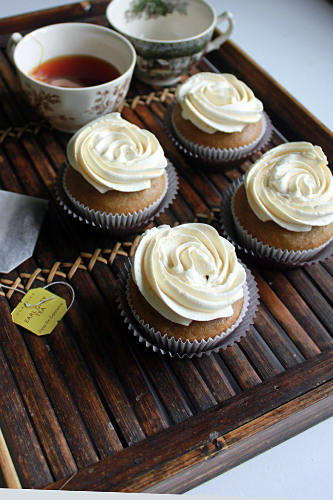 earl grey tea cupcakes