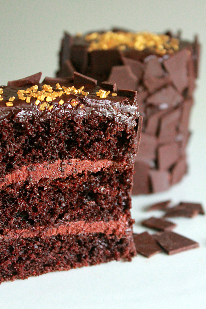 chocolate ganache cakes