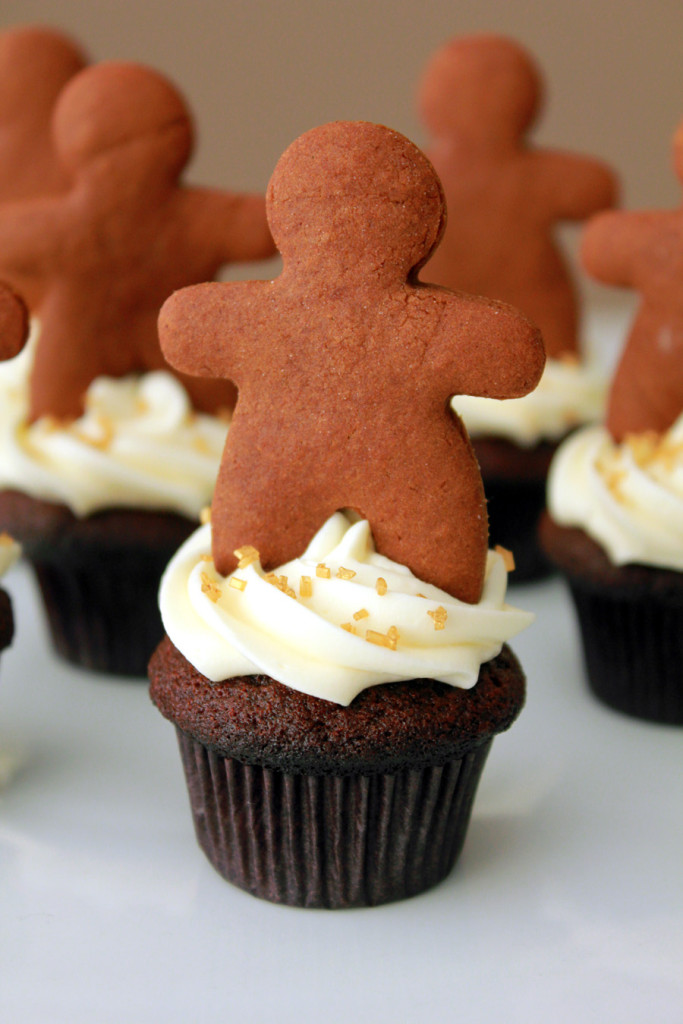 gingerbread latte cupcakes