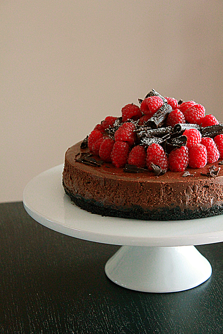 Dark Chocolate Cheesecake - Oh Sweet Day! Blog