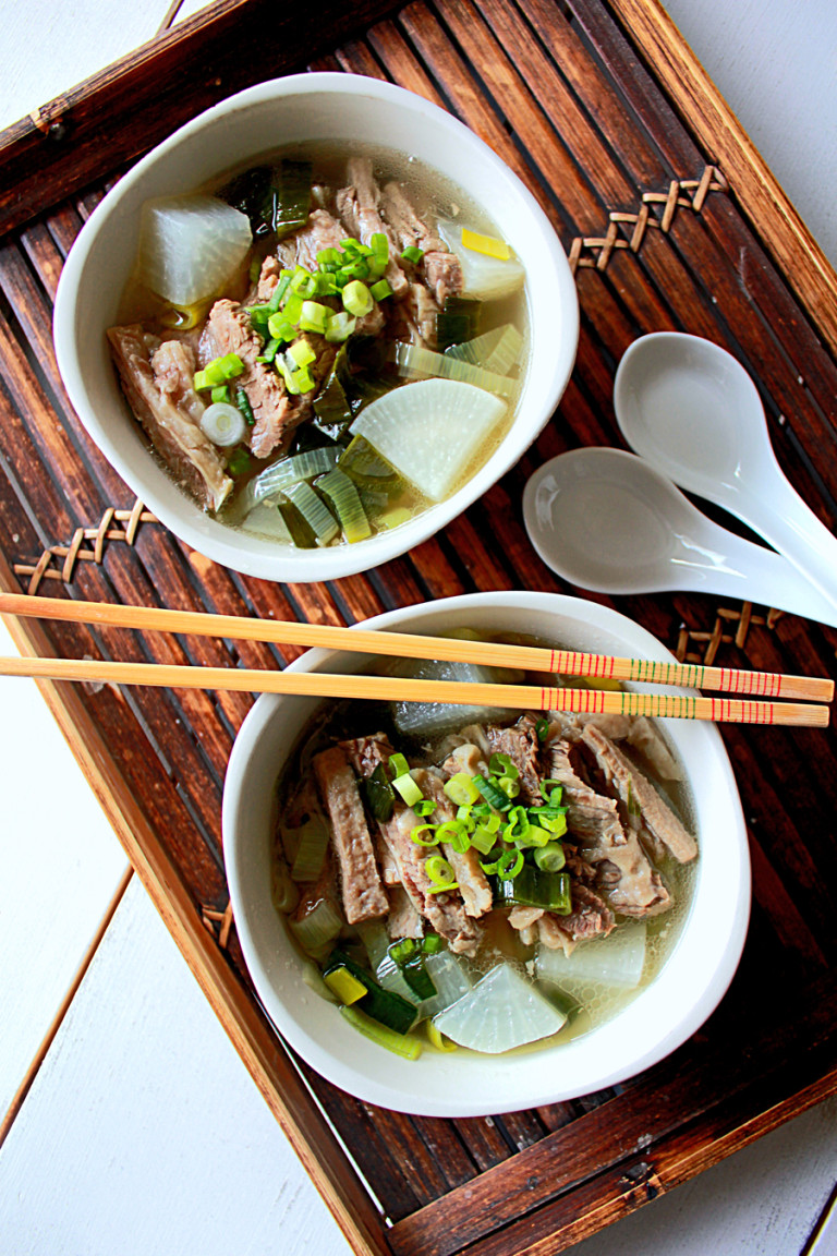 Beef Brisket with Daikon and Leek in Clear Broth Oh Sweet Day! Blog