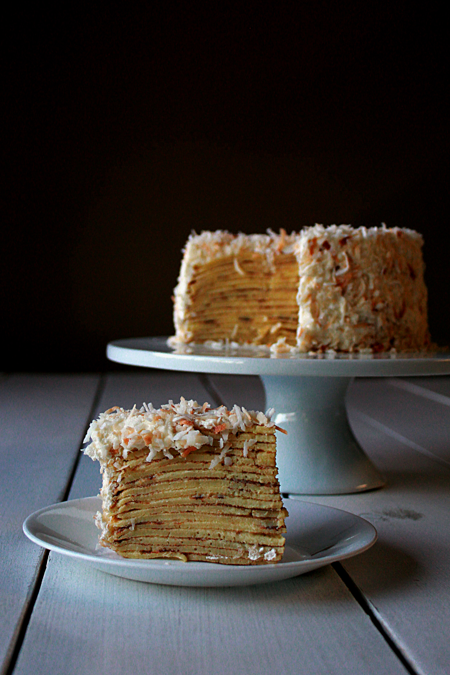 Coconut Crepe Cake - Oh Sweet Day! Blog