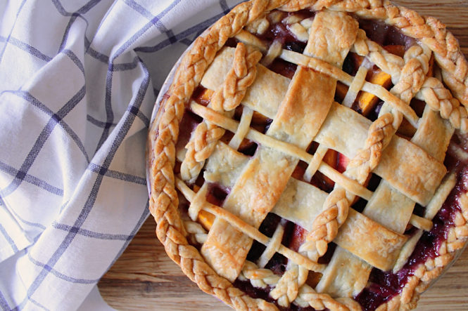 Peach Blueberry Pie + Naturally Sweet Cookbook Giveaway! - Oh Sweet Day ...