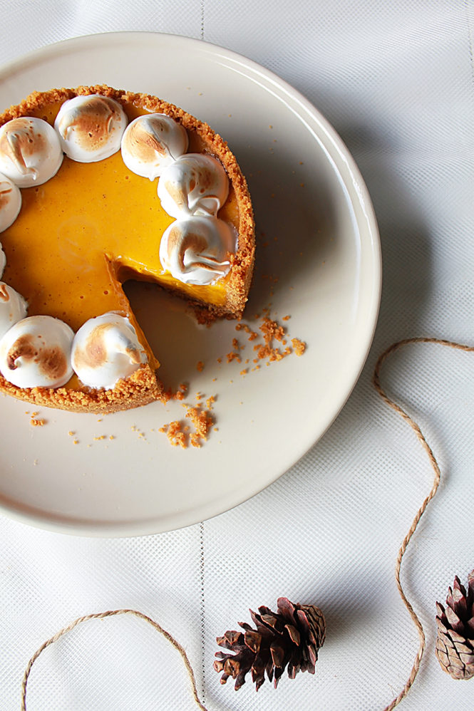 Almost No-Bake Pumpkin Tart - Oh Sweet Day! Blog